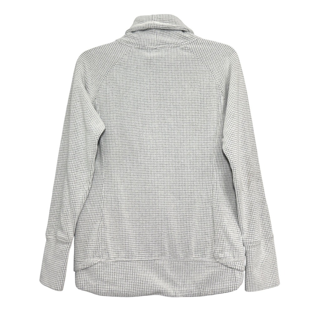 Outdoor Research Trail Mix Women Pullover Size XS Cowl Neck Waffle Grid Gorpcore - Picture 2 of 8